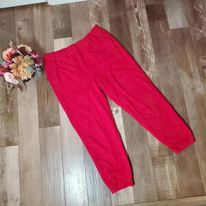 Calvin Klein Jeans Red Women's Sweatpants Joggers Size Large
